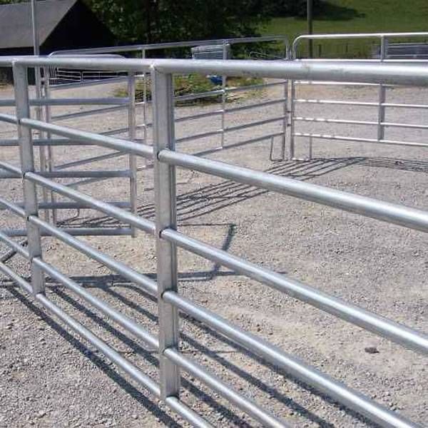 Equipamento para fazenda e rancho Painéis de curral de gado Cerca de aço para porcos Canetas de painel para cavalos Mercado norte dos EUA